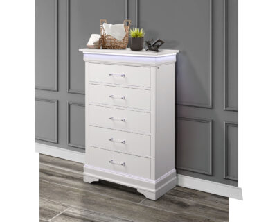 Vivienne White LED Chest