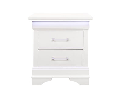 Vivienne White LED Bedroom Set