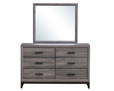 Thalassa Foil Grey Bedroom Set