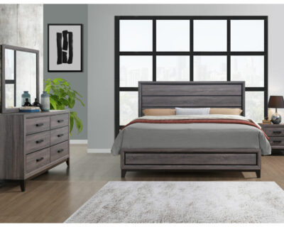 Thalassa Foil Grey Bed