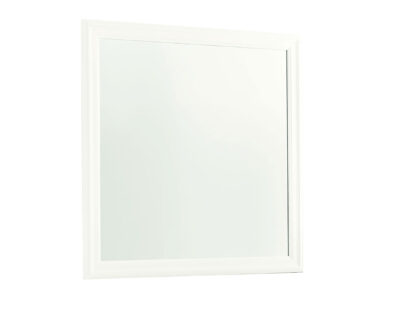 Serenity Metallic White Mirror