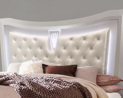 Champagne Luxury Bed w LED