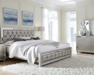 Celestia Silver Bedroom Set