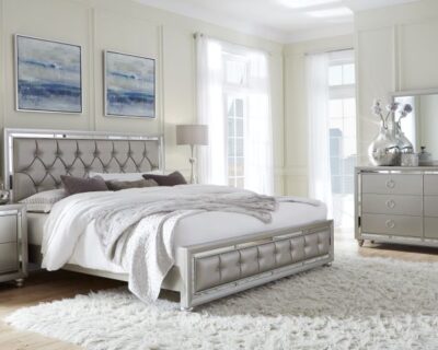 Celestia Silver Bed
